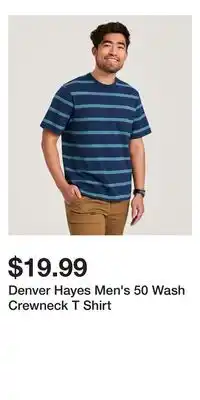 Mark's Denver Hayes Men's 50 Wash Crewneck T Shirt offer