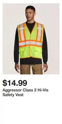 Mark's Aggressor Class 2 Hi-Vis Safety Vest offer