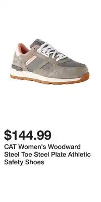 Mark's CAT Women's Woodward Steel Toe Steel Plate Athletic Safety Shoes offer