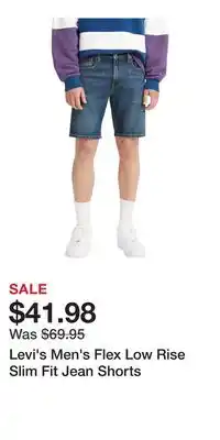 Mark's Levi's Men's Flex Low Rise Slim Fit Jean Shorts offer
