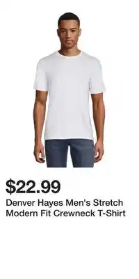 Mark's Denver Hayes Men's Stretch Modern Fit Crewneck T-Shirt offer