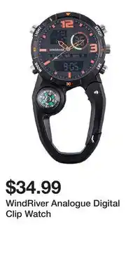 Mark's WindRiver Analogue Digital Clip Watch offer
