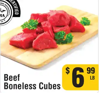 Iqbal Foods Beef Boneless Cubes offer