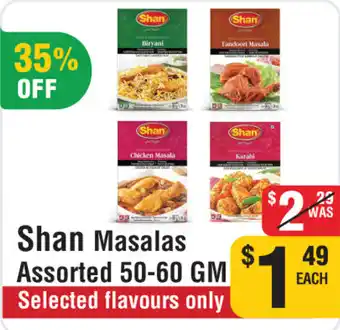 Iqbal Foods Shan Masalas Assorted offer
