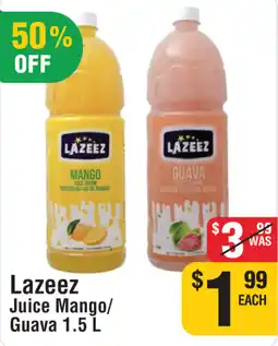 Iqbal Foods Lazeez Juice Mango/ Guava offer