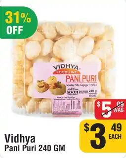 Iqbal Foods Vidhya Pani Puri offer
