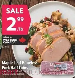 Co-op Maple Leaf Boneless Pork Half Loins offer