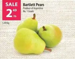 Co-op Bartlett Pears offer