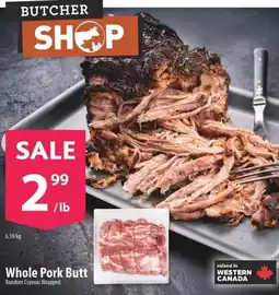Co-op Whole Pork Butt offer