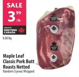 Co-op Maple Leaf Classic Pork Butt Roasts Netted offer
