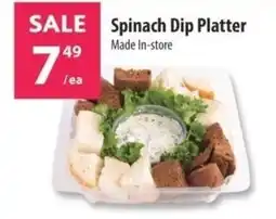 Co-op Spinach Dip Platter offer