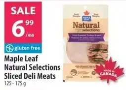 Co-op Maple Leaf Natural Selections Sliced Deli Meats offer