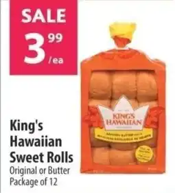 Co-op King's Hawaiian Sweet Rolls offer