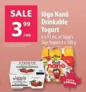 Co-op Iogo Nanö Drinkable Yogurt offer