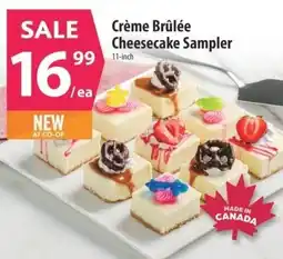 Co-op Crème Brûlée Cheesecake Sampler offer
