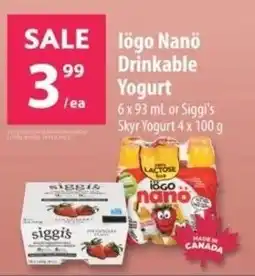 Co-op Iogo Nanö Drinkable Yogurt offer