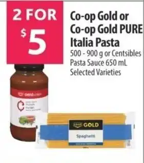 Co-op Co-op Gold or Co-op Gold PURE Italia Pasta offer