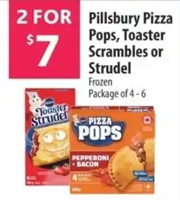 Co-op Pillsbury Pizza Pops, Toaster Scrambles or Strudel offer