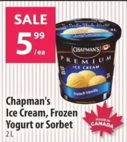 Co-op Chapman's Ice Cream, Frozen Yogurt or Sorbet offer