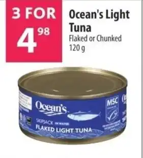 Co-op Ocean's Light Tuna Flaked or Chunked offer