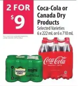 Co-op Coca-Cola or Canada Dry Products offer