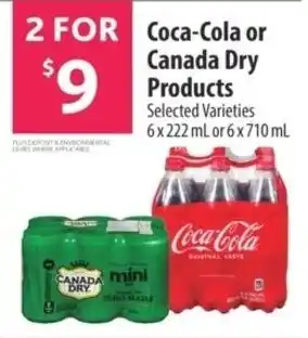 Co-op Coca-Cola or Canada Dry Products offer