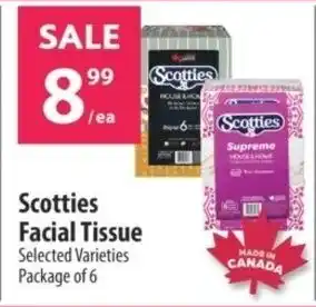 Co-op Scotties Facial Tissue offer