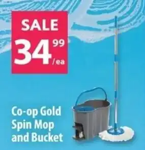 Co-op Co-op Gold Spin Mop and Bucket offer