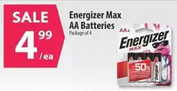 Co-op Energizer Max AA Batteries offer