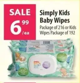 Co-op Simply Kids Baby Wipes offer