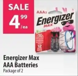 Co-op Energizer Max AAA Batteries offer