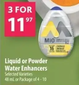 Co-op Liquid or Powder Water Enhancers offer