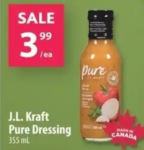 Co-op J.L. Kraft Pure Dressing offer