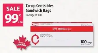 Co-op Co-op Centsibles Sandwich Bags offer