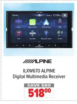 2001 Audio Video ALPINE Digital Multimedia Receiver offer