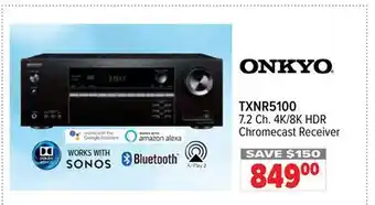2001 Audio Video 7.2 Ch. 4K/8K HDR Chromecast Receiver offer