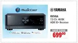 2001 Audio Video YAMAHA 7.2-Ch. 4K/8K HDR 10+ Receiver offer