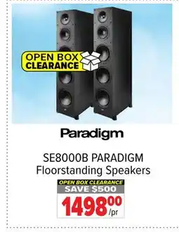 2001 Audio Video PARADIGM Floorstanding Speakers offer