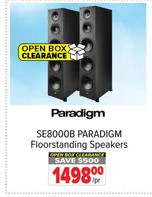 2001 Audio Video PARADIGM Floorstanding Speakers offer