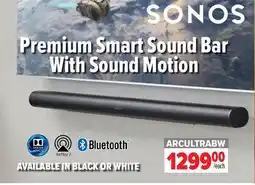 2001 Audio Video SONOS Premium Smart Sound Bar With Sound Motion offer