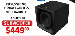 2001 Audio Video FLEXUS SUB 100 COMPACT WIRELESS 10 SUBWOOFER offer