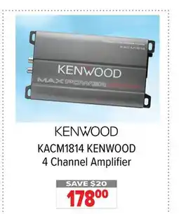 2001 Audio Video KENWOOD 4 Channel Amplifier offer