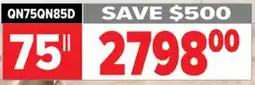 2001 Audio Video SAMSUNG 75 Neo QLED 4K TV offer