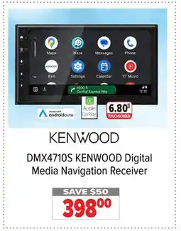 2001 Audio Video KENWOOD Digital Media Navigation Receiver offer