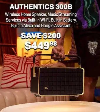 2001 Audio Video JBL Wireless Home Speaker offer