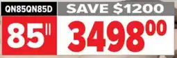 2001 Audio Video SAMSUNG 85 Neo QLED 4K TV offer