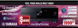 2001 Audio Video Yamaha 7.2-Channel 8K MusicCast Zone 2 Receiver offer