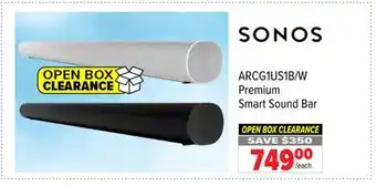 2001 Audio Video SONOS Premium Smart Sound Bar offer