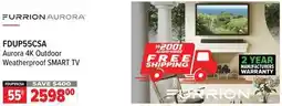 2001 Audio Video 55 Aurora 4K Outdoor Weatherproof SMART TV offer