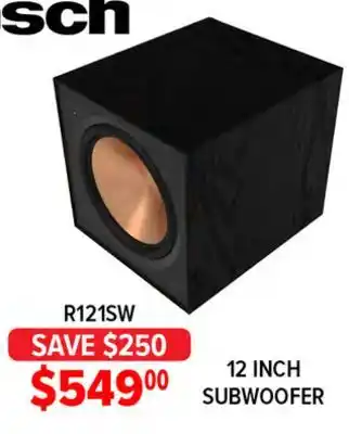 2001 Audio Video 12 INCH SUBWOOFER offer